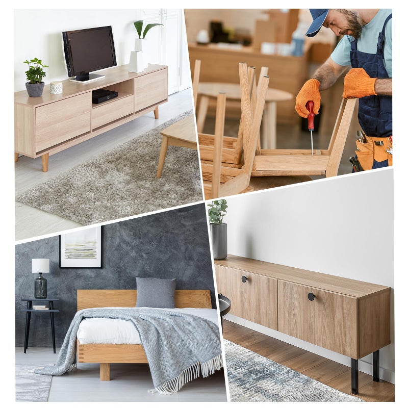 يو إكس سيل أغطية براغي uxcell 100 قطعة، 6 مم/0.24 بوصة أغطية براغي معرف، أغطية براغي مفصلية من البولي فينيل كلوريد لتغطية رؤوس البراغي (بني داكن) - Image 5